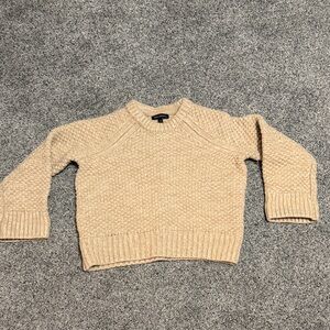 Banana Republic Textured Beige Sweater